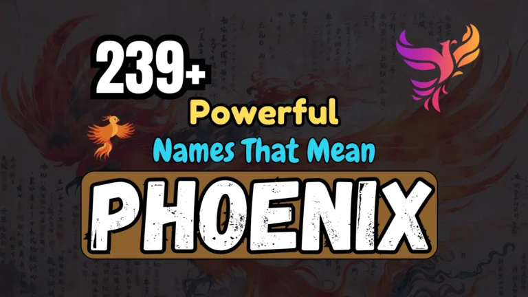 239+ Powerful Names That Mean Phoenix