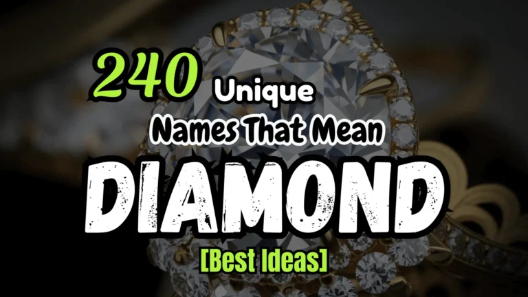 240 Unique Names That Mean Diamond [Best Ideas]